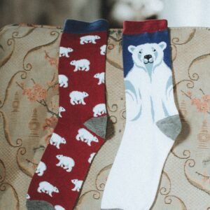 Polar Bear Patterned Socks