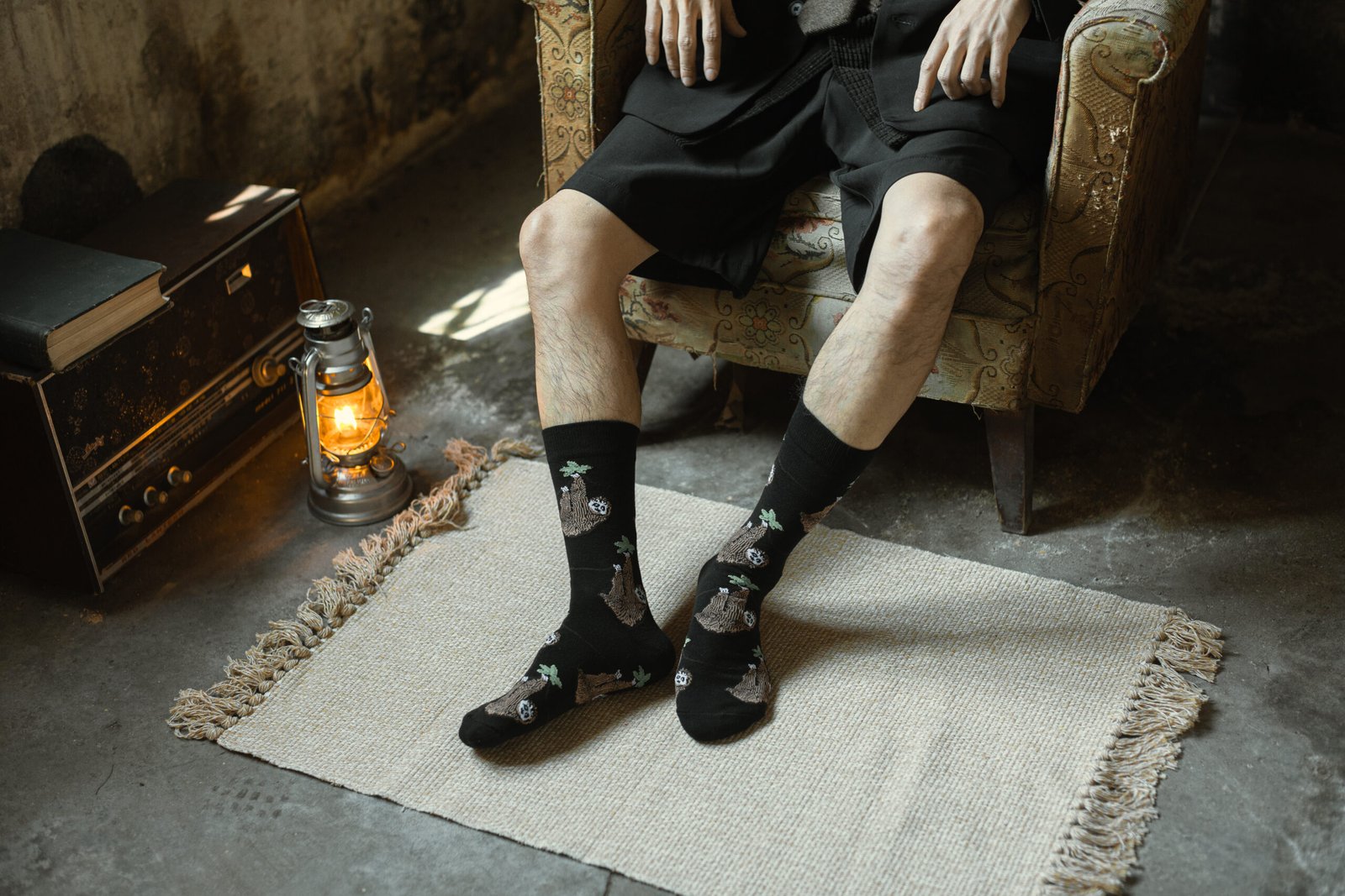 0V7A1073 Sloth socks - 图片 5