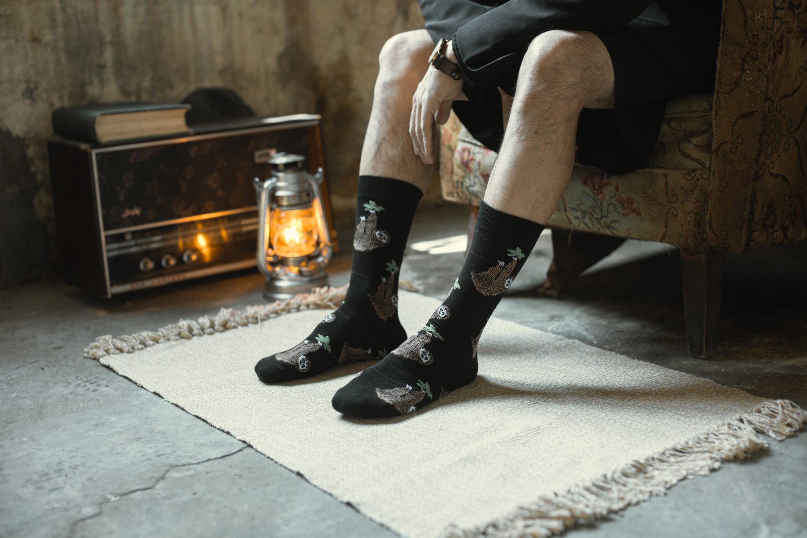 0V7A1081 Sloth socks - 图片 3