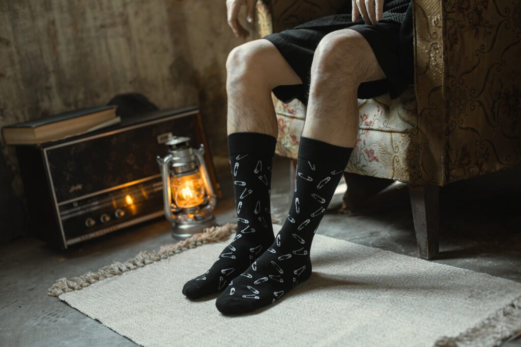 Safety Pin Socks