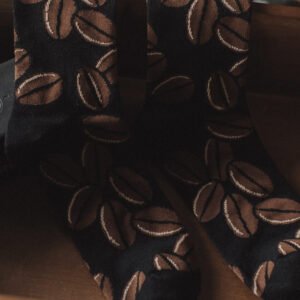 Coffee Bean Pattern Socks