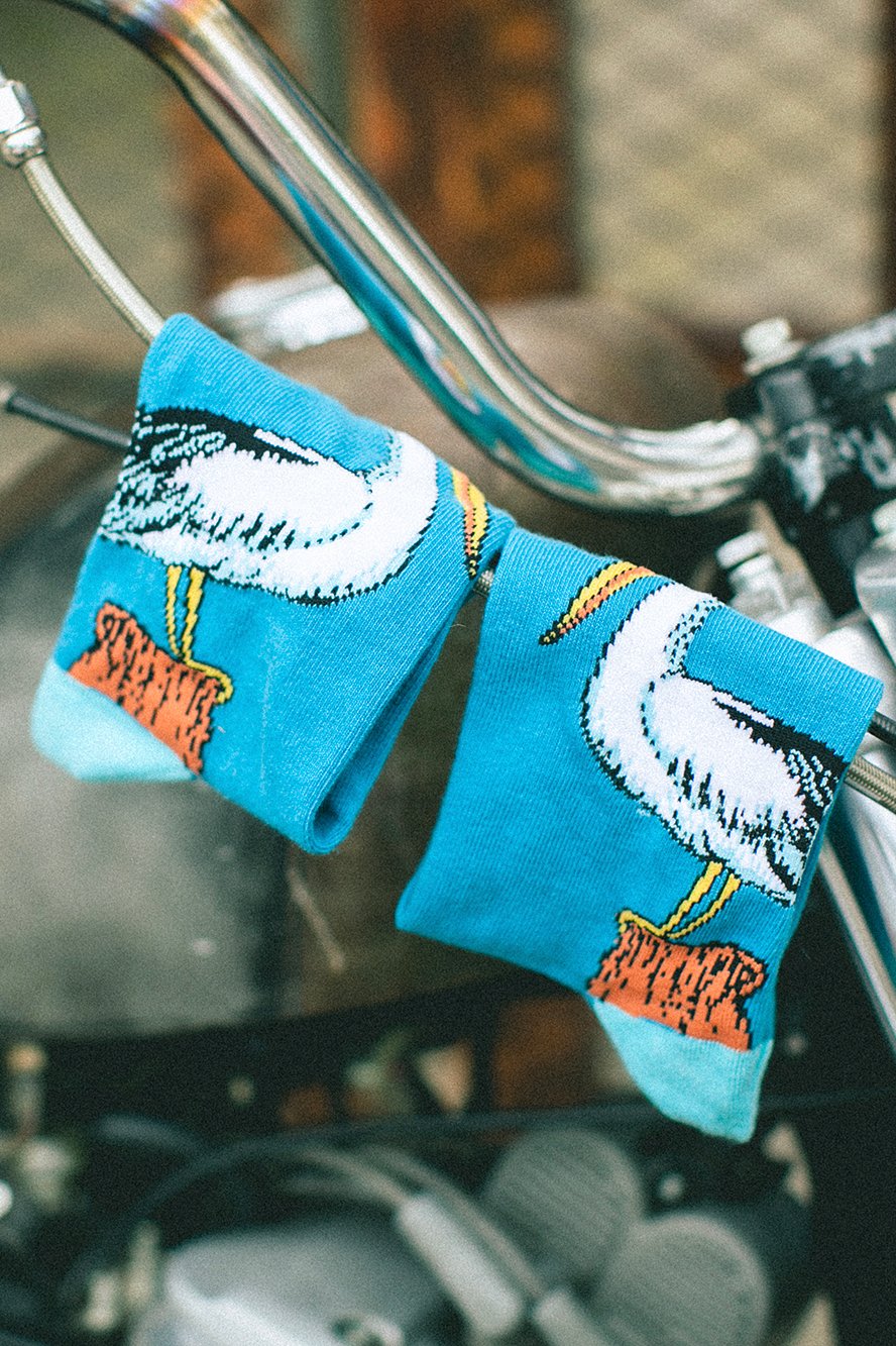 8K5F2326 Pelican Print Socks - 图片 8