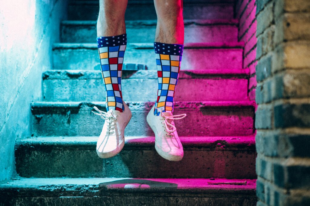 Colorful Geometric Socks Colorful Geometric Socks
