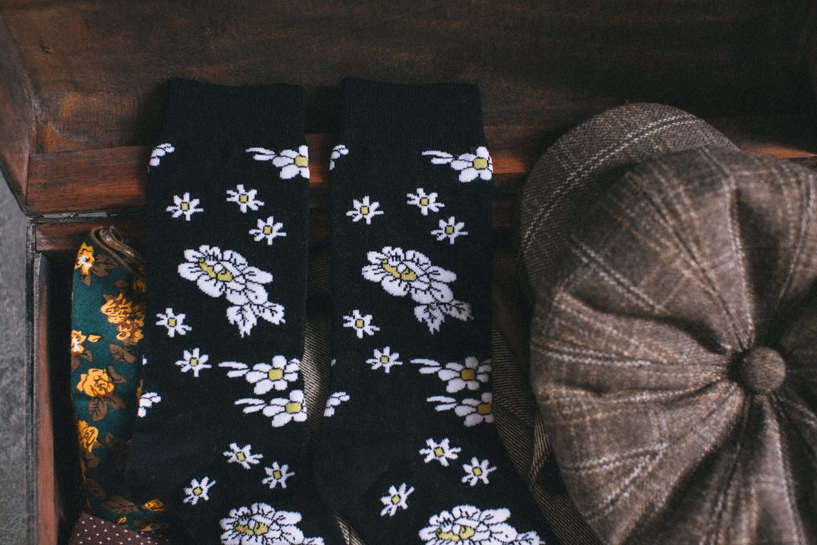 8K5F7886 Floral Patterned Socks - 图片 3