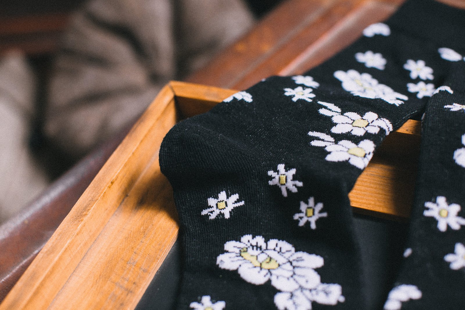8K5F7903 Floral Patterned Socks - 图片 8