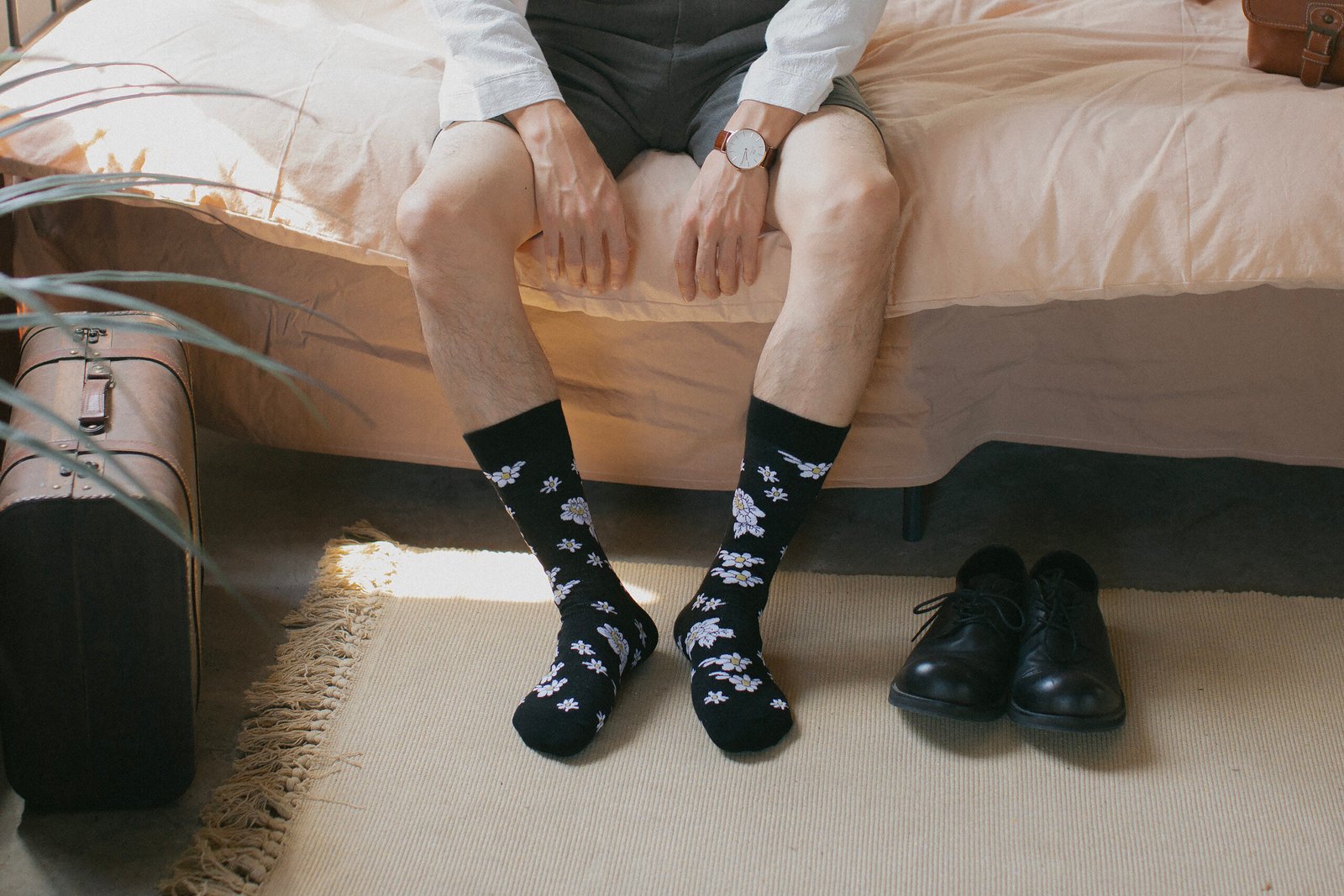 8K5F9883 拷贝 Floral Patterned Socks - 图片 10