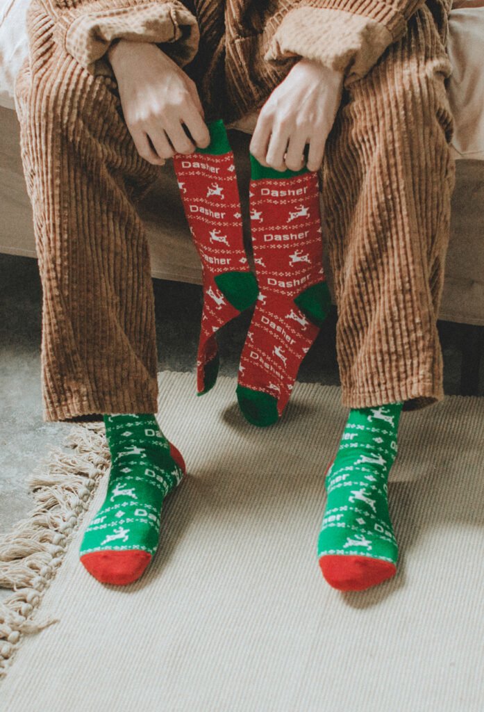 Christmas Reindeer Socks